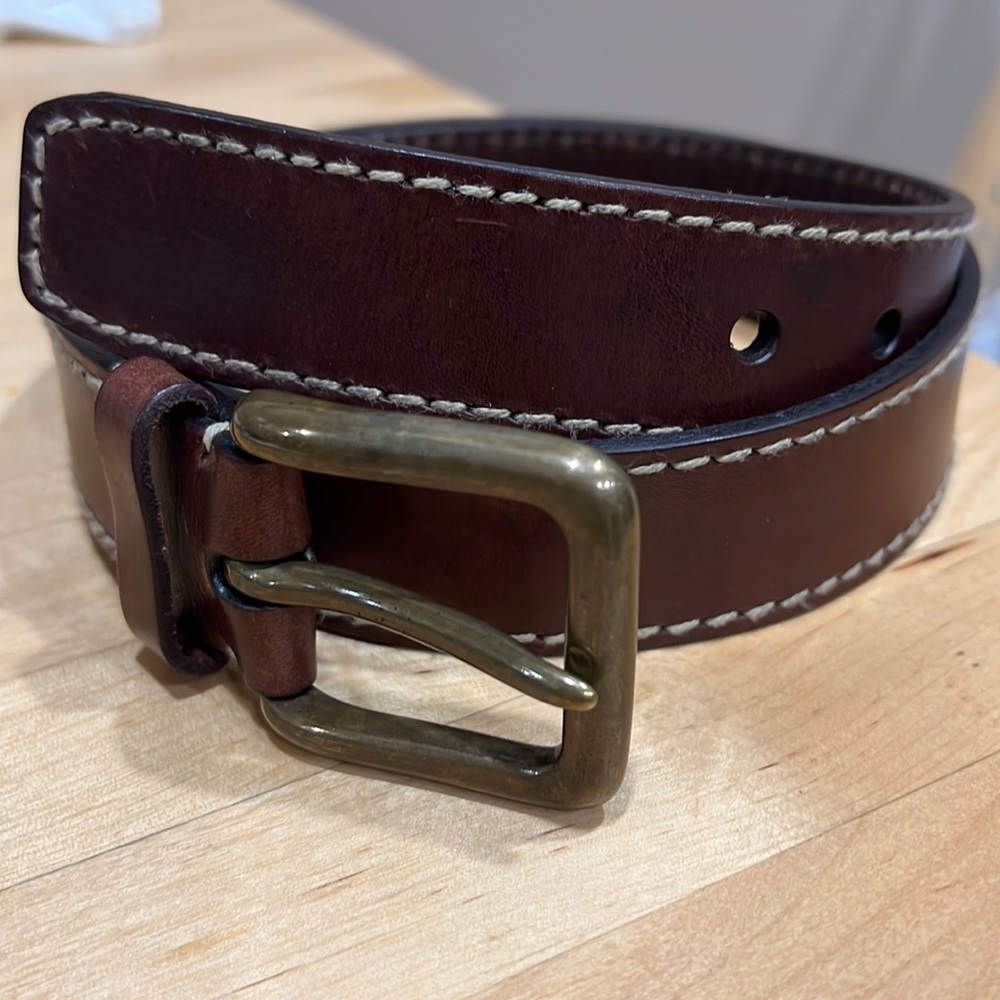 Banana Republic leather belt, size 34